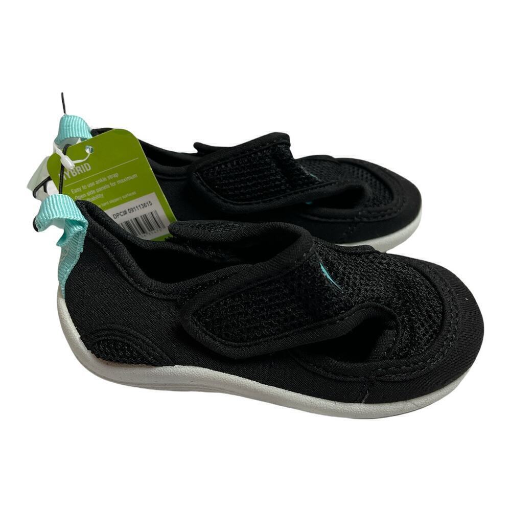 Speedo Hybrid Black Water Shoes Toddler 5/6 NWT